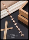 Accessories Designer BA Rose Gold Bracelets
